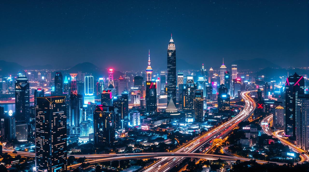 小蝌蚪影院 - 城市夜景延时摄影 投稿封面